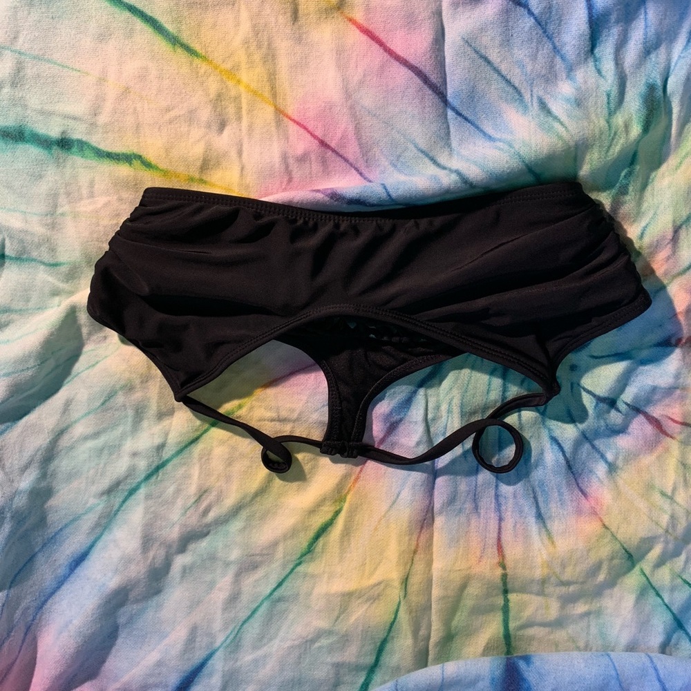 EUC Sporty Black Bikini Top